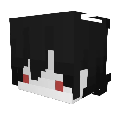 l_stain_l Minecraft avatar head, 3D render