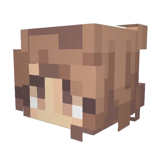 laDakkus Minecraft avatar head, 3D render