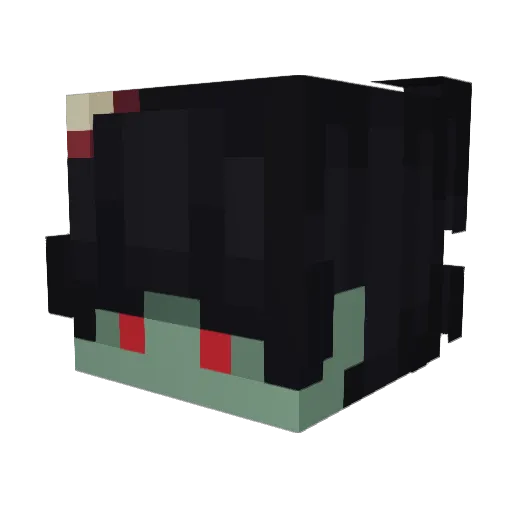 laHaniid Minecraft avatar head, 3D render