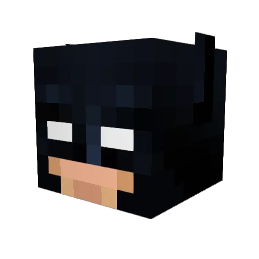 laREiGN Minecraft avatar head, 3D render