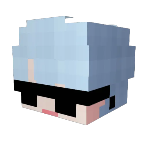 la_chancla7u7r Minecraft avatar head, 3D render