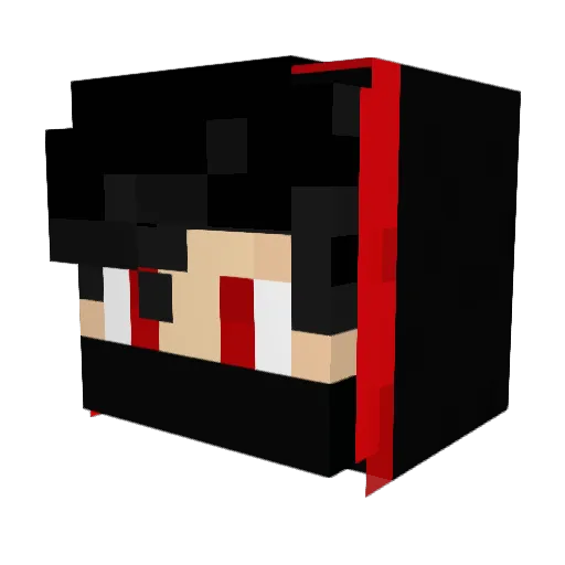 la_debrouille Minecraft avatar head, 3D render