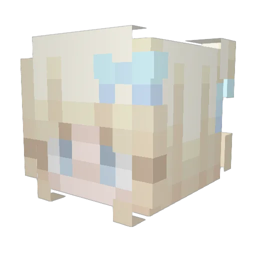 laaam19 Minecraft avatar head, 3D render