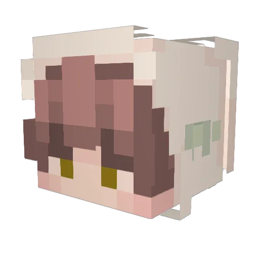 laaambchop Minecraft avatar head, 3D render