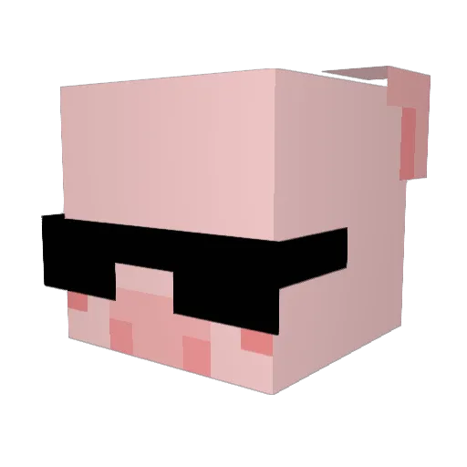 laapetii Minecraft avatar head, 3D render