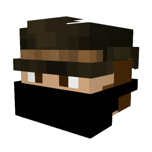 laar2824 Minecraft avatar head, 3D render
