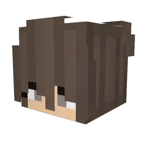 laaralinchen Minecraft avatar head, 3D render