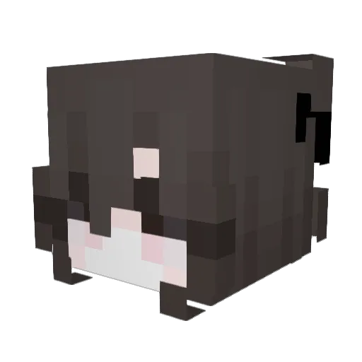 labaerchen2016 Minecraft avatar head, 3D render
