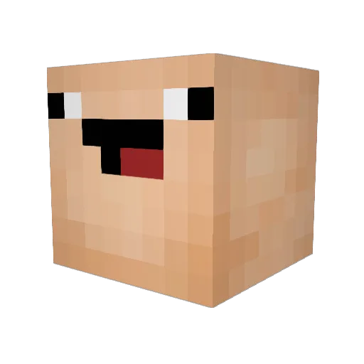 laberkul Minecraft avatar head, 3D render