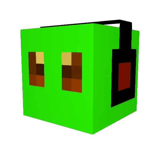 labideukuha Minecraft avatar head, 3D render