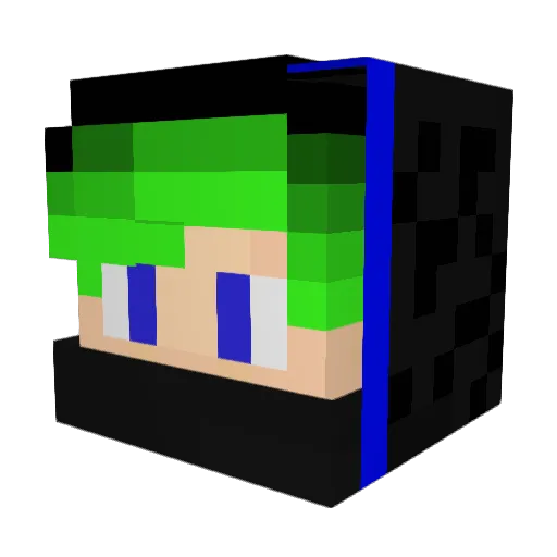 laboolicious Minecraft avatar head, 3D render