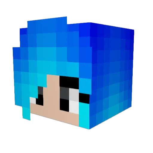 labracadabrat Minecraft avatar head, 3D render