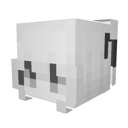 labyy Minecraft avatar head, 3D render