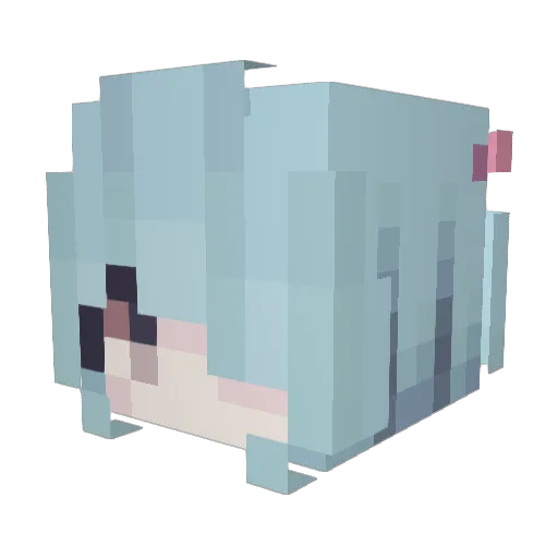 lac3dthighs Minecraft avatar head, 3D render