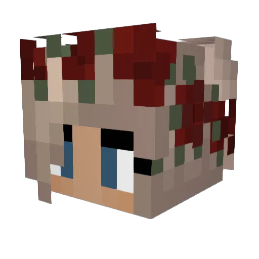 lacey_marie03 Minecraft avatar head, 3D render