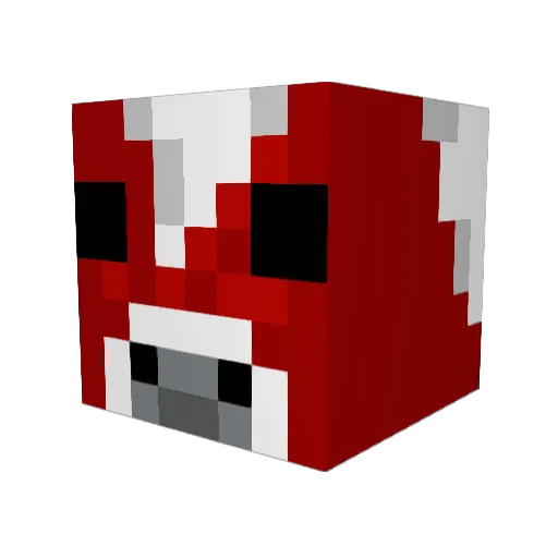 laceybecky Minecraft avatar head, 3D render