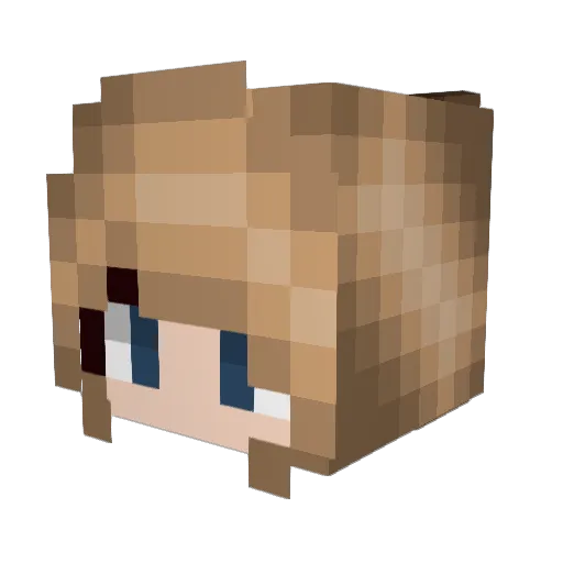lach47 Minecraft avatar head, 3D render