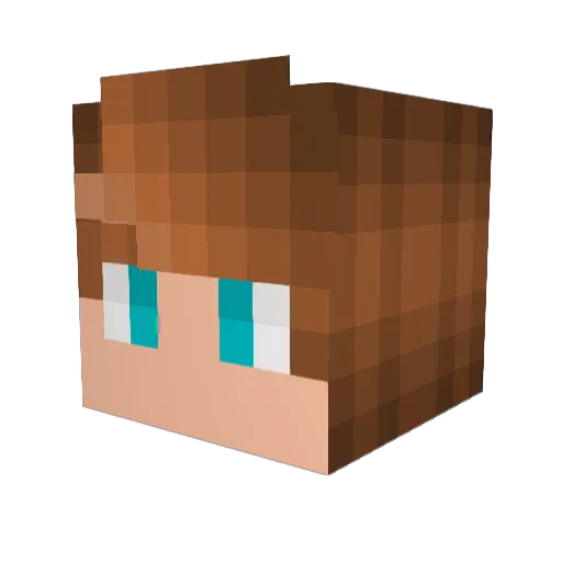 lachapelle Minecraft avatar head, 3D render