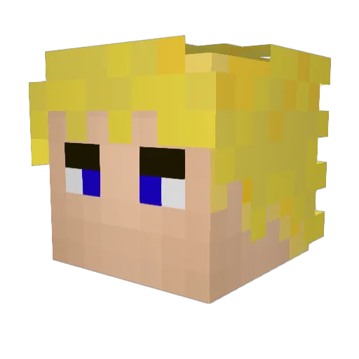 lachieelane Minecraft avatar head, 3D render