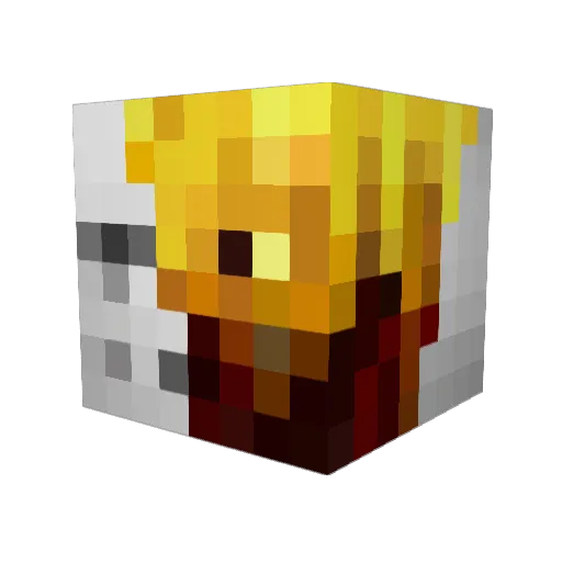 lachstar55 Minecraft avatar head, 3D render