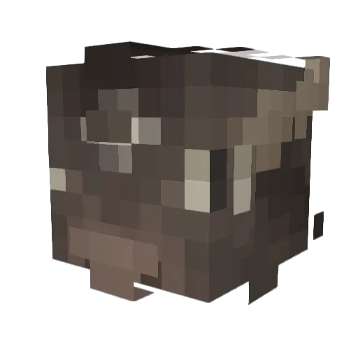 lacine Minecraft avatar head, 3D render
