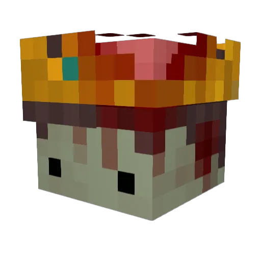 lackn Minecraft avatar head, 3D render