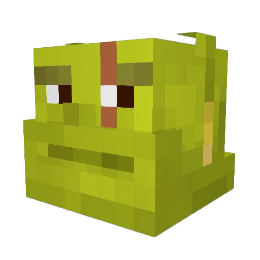 lacrialaide Minecraft avatar head, 3D render