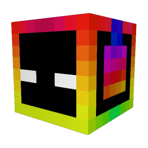 lacross_ Minecraft avatar head, 3D render
