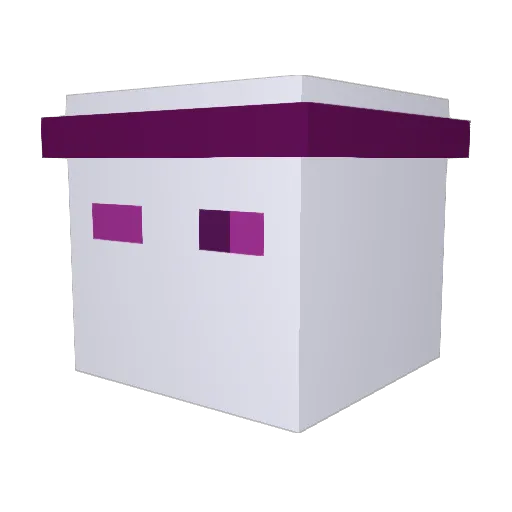 laczanska Minecraft avatar head, 3D render
