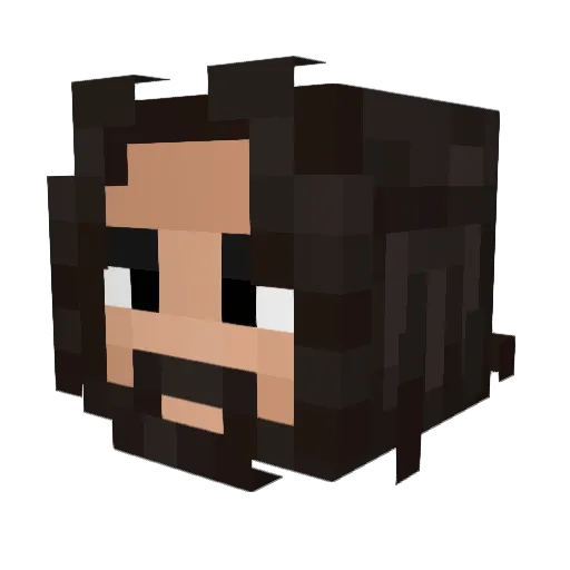 lada135 Minecraft avatar head, 3D render