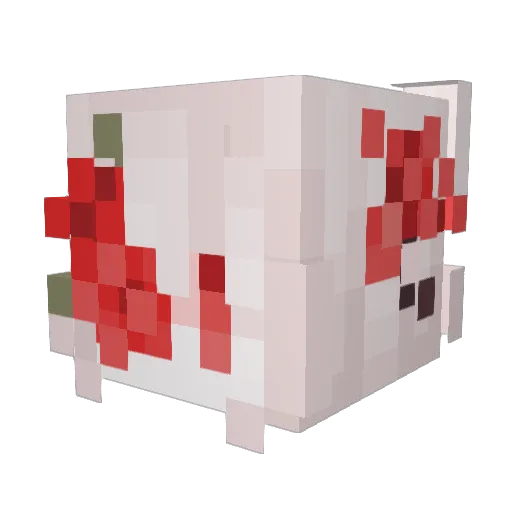 ladarada Minecraft avatar head, 3D render