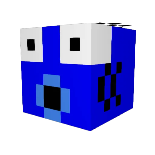 ladave123 Minecraft avatar head, 3D render