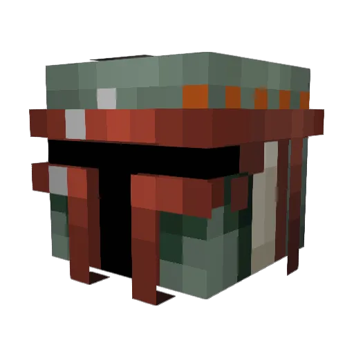 laddarr Minecraft avatar head, 3D render