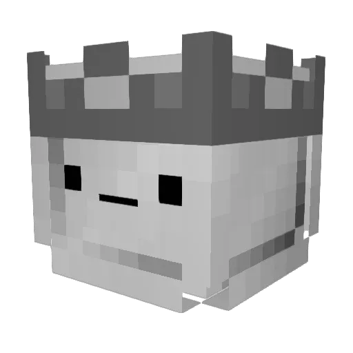 ladebotti Minecraft avatar head, 3D render