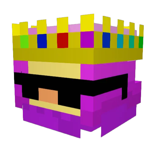 ladelll Minecraft avatar head, 3D render