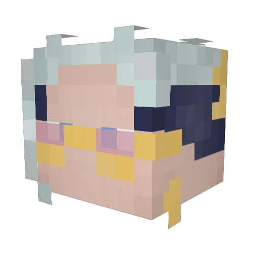 ladiablesse91 Minecraft avatar head, 3D render