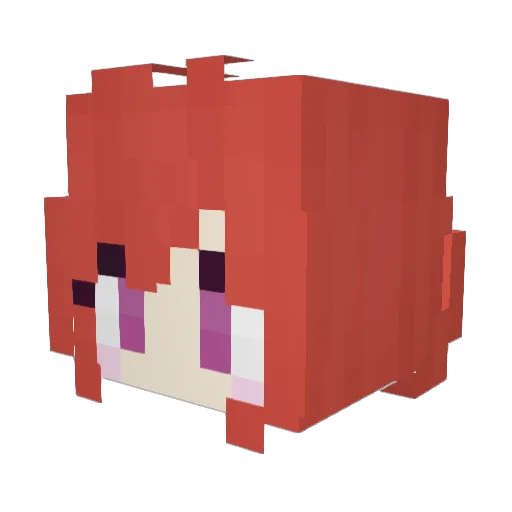 ladoboi Minecraft avatar head, 3D render