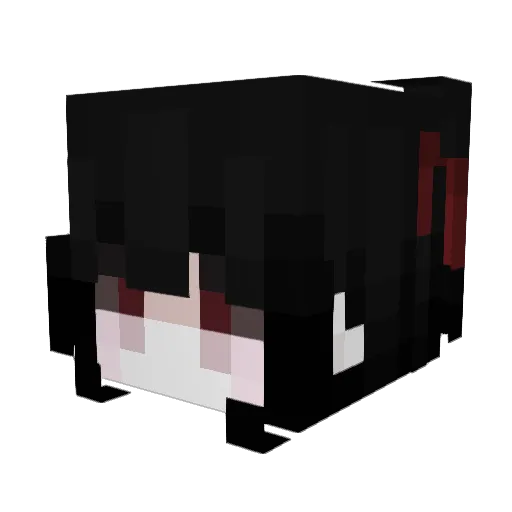 lady_0207 Minecraft avatar head, 3D render