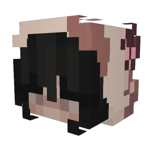 lady_jaimee Minecraft avatar head, 3D render