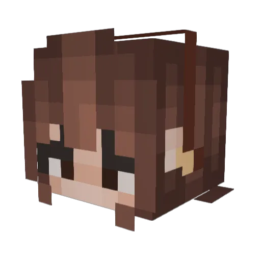 ladybug062 Minecraft avatar head, 3D render