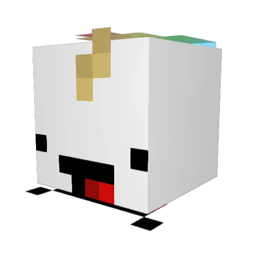ladycupcake714 Minecraft avatar head, 3D render