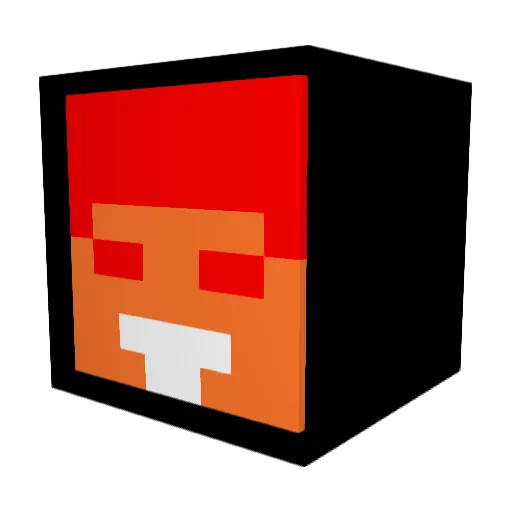 ladykiller02 Minecraft avatar head, 3D render