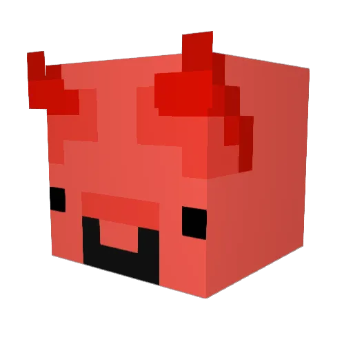 laeeefr Minecraft avatar head, 3D render