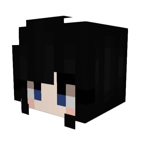 lael_gg Minecraft avatar head, 3D render