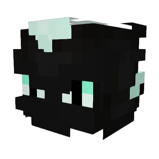 laempe Minecraft avatar head, 3D render