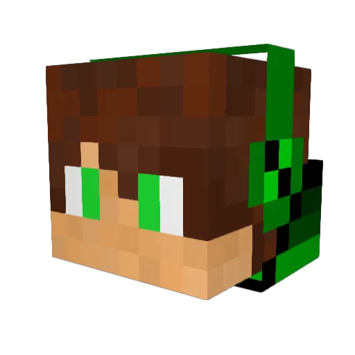 laer2012 Minecraft avatar head, 3D render