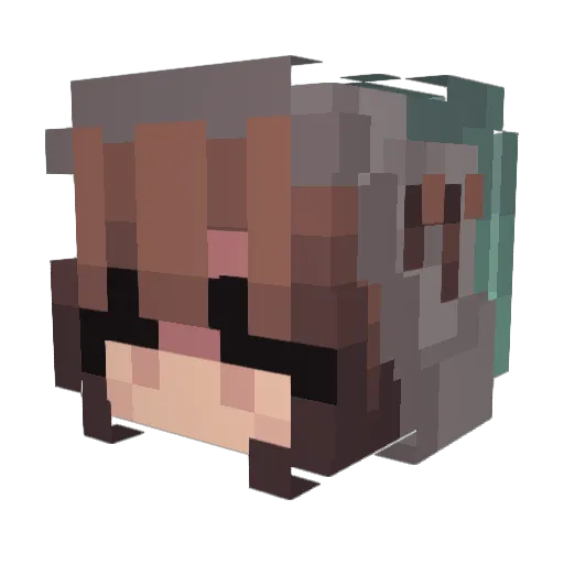 laevies Minecraft avatar head, 3D render
