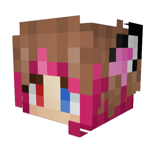 lafantastica03 Minecraft avatar head, 3D render