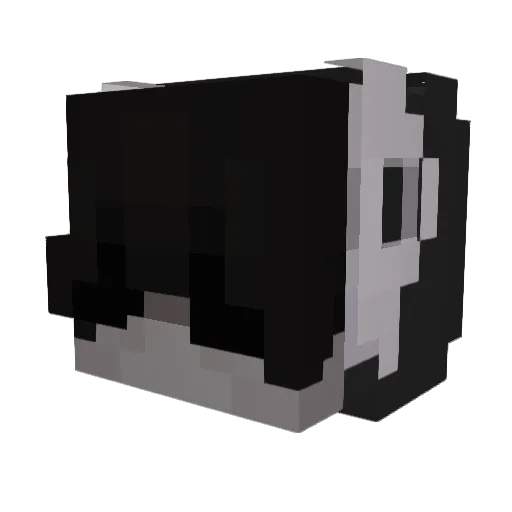 lafc Minecraft avatar head, 3D render