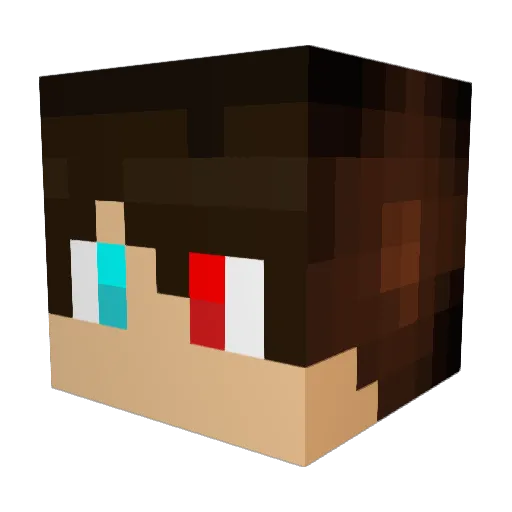 lag_artarus Minecraft avatar head, 3D render